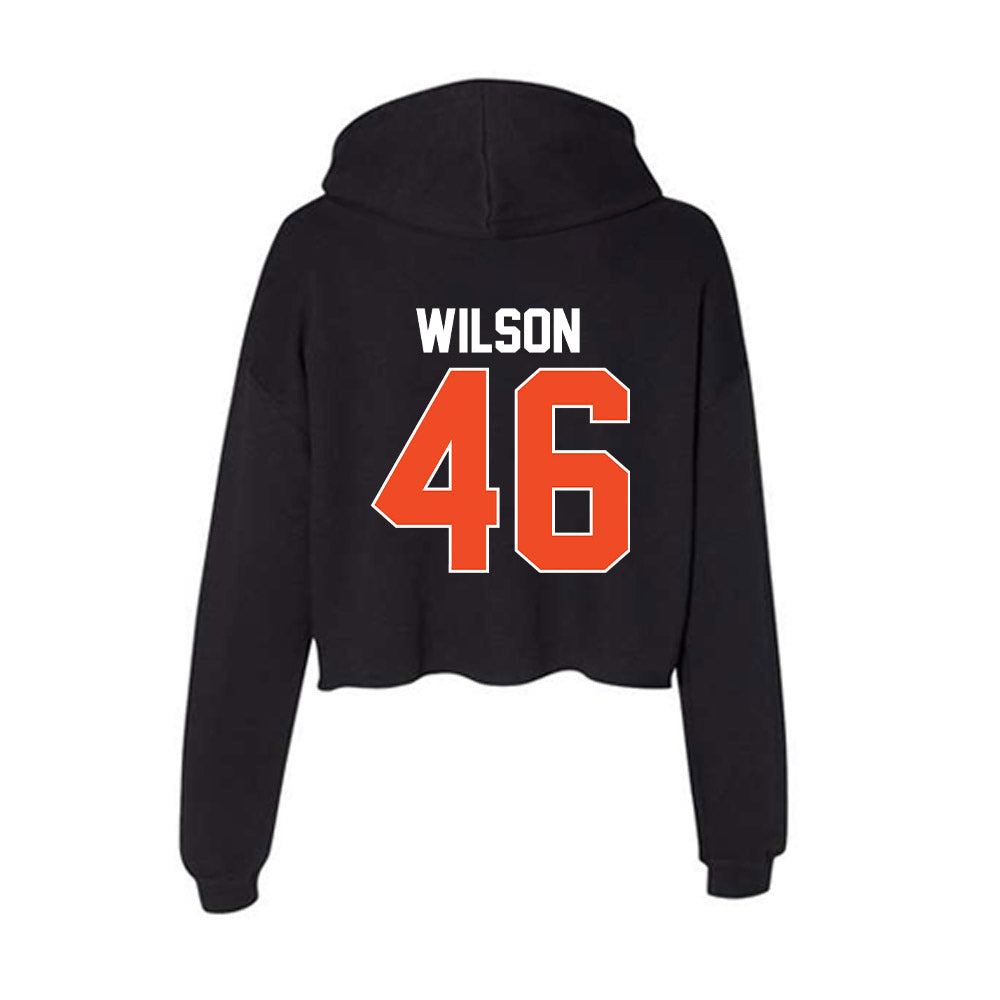 Florida - NCAA Football : Ethan Wilson - Women's Crop Fleece Hoodie-1