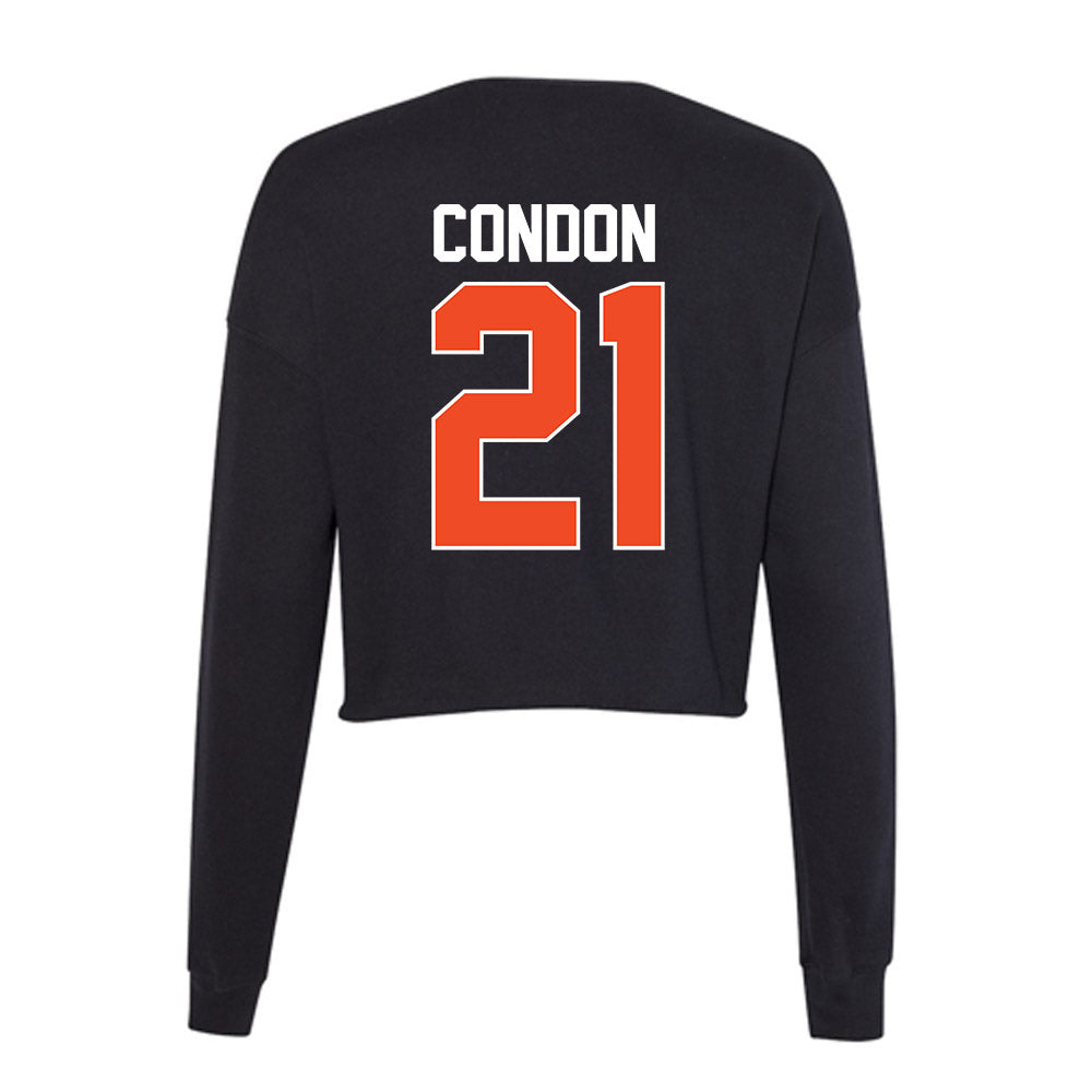 Florida - NCAA Men's Basketball : Alex Condon - Women's Cropped Crew Fleece-1