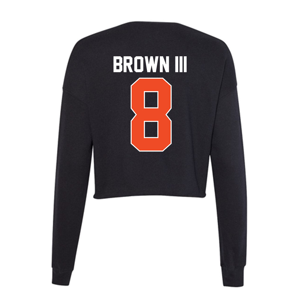 Florida - NCAA Football : Vernell Brown III - Women's Cropped Crew Fleece-1