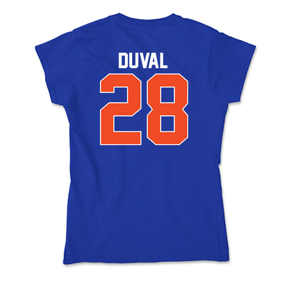 Florida - NCAA Women's Soccer : Emma Duval - Soft Style Women’s T-Shirt-1