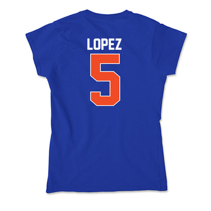 Florida - NCAA Women's Tennis : Qavia Lopez - Soft Style Women’s T-Shirt-1