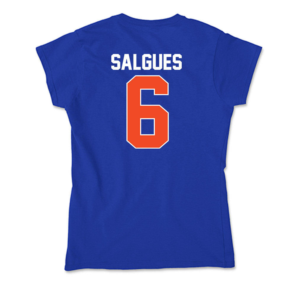 Florida - NCAA Women's Basketball : Kenza Salgues - Soft Style Women’s T-Shirt-1