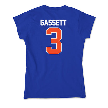 Florida - NCAA Women's Basketball : Alexia Gassett - Soft Style Women’s T-Shirt-1