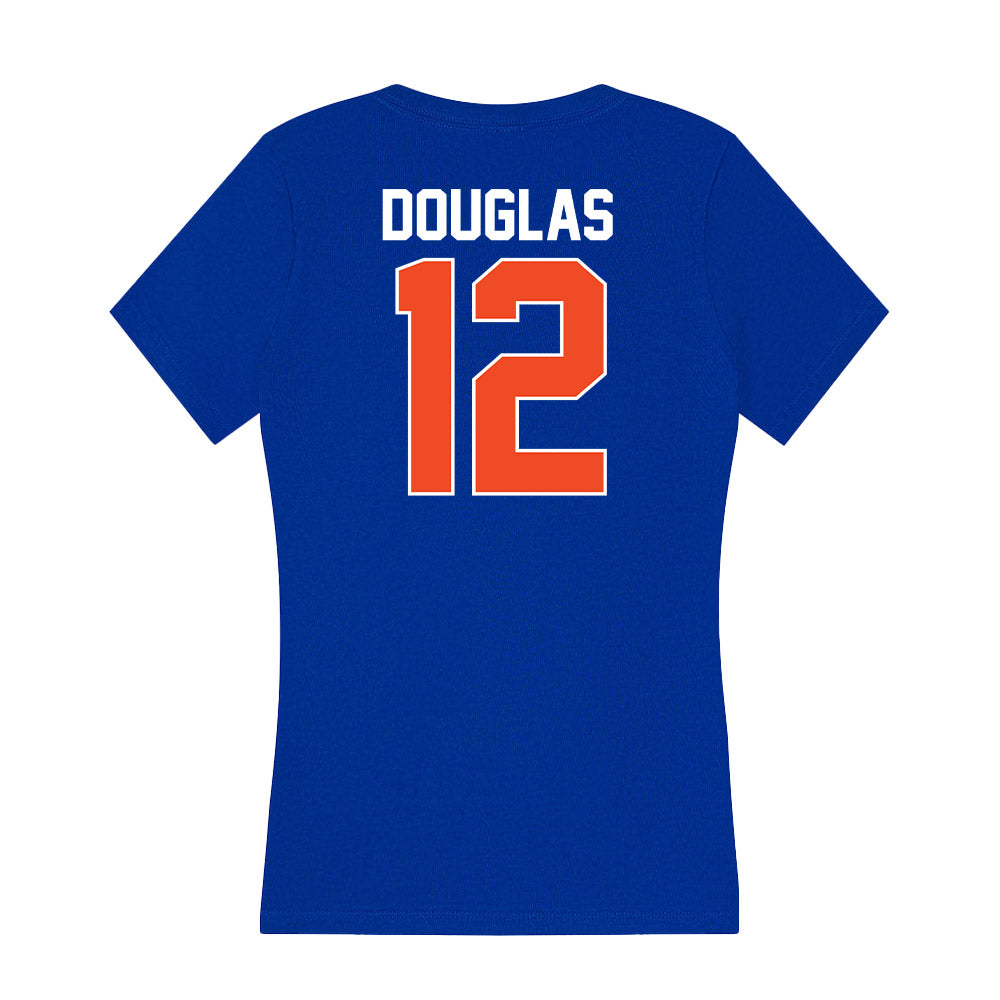 Florida - NCAA Football : David Douglas - Women's V-Neck T-Shirt-1