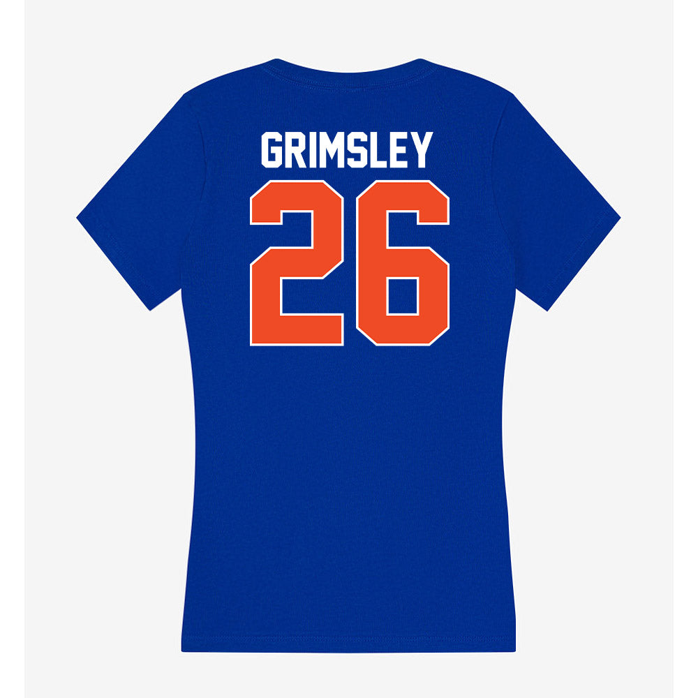 Florida - NCAA Football : Jameer Grimsley - Women's V-Neck T-Shirt-1