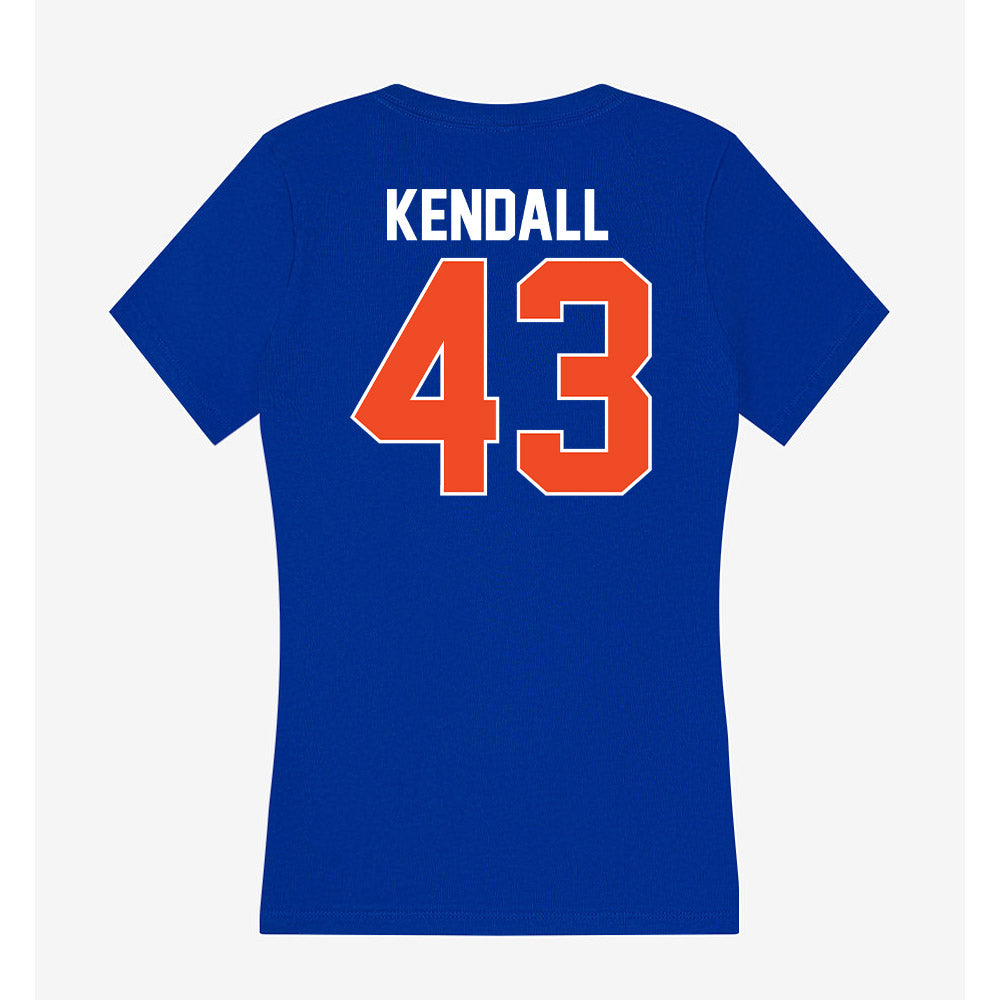 Florida - NCAA Baseball : Jacob Kendall - Women's V-Neck T-Shirt-1