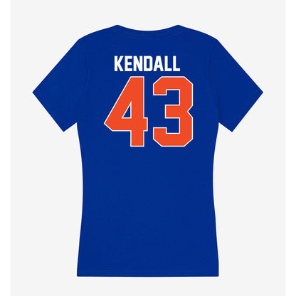 Florida - NCAA Baseball : Jacob Kendall - Women's V-Neck T-Shirt-1