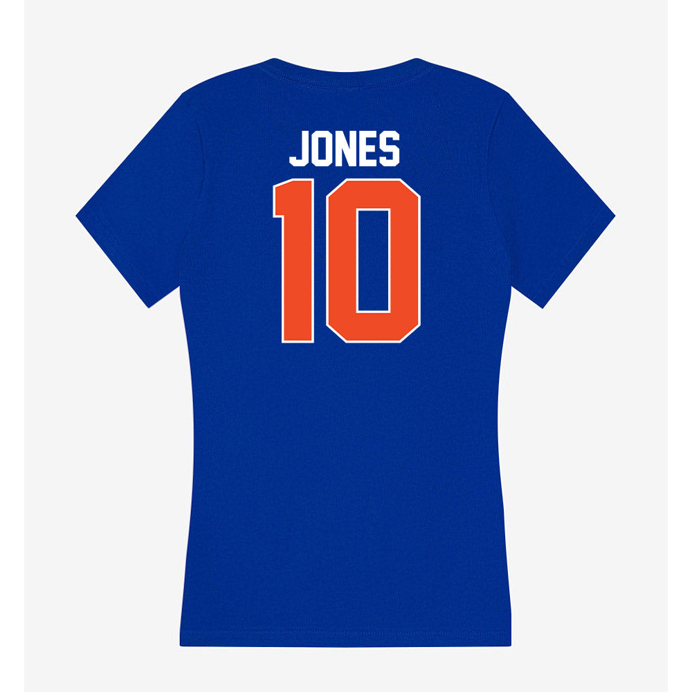 Florida - NCAA Women's Soccer : Madison Jones - Women's V-Neck T-Shirt-1