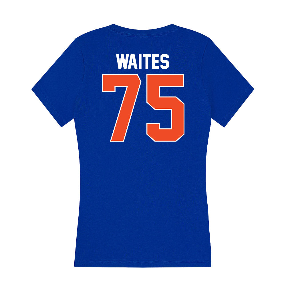 Florida - NCAA Football : Kamryn Waites - Women's V-Neck T-Shirt-1