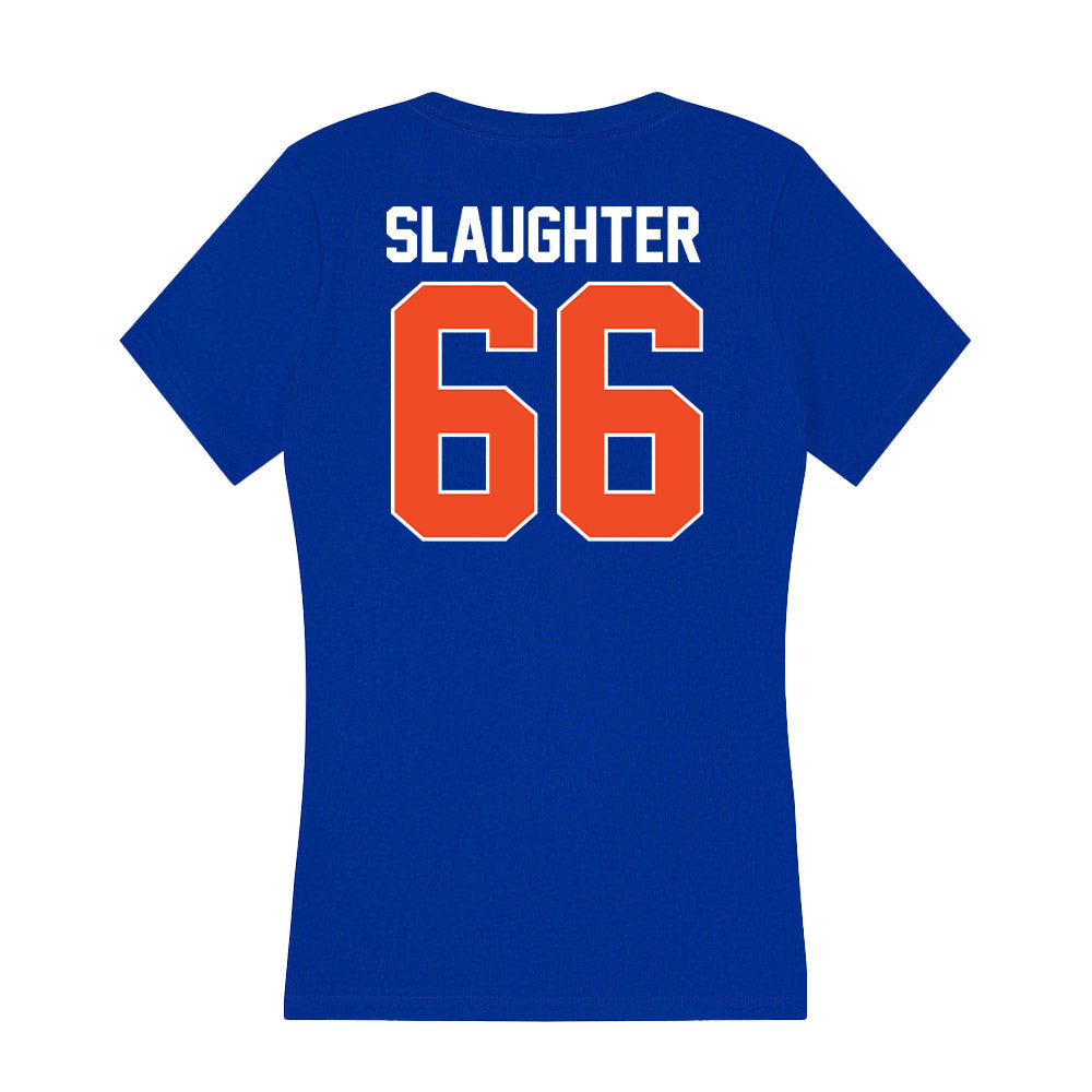 Florida - NCAA Football : Jake Slaughter - Women's V-Neck T-Shirt-1