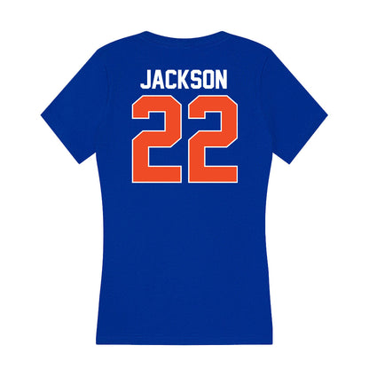 Florida - NCAA Football : Kahleil Jackson - Women's V-Neck T-Shirt-1