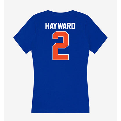 Florida - NCAA Football : Lagonza Hayward - Women's V-Neck T-Shirt-1