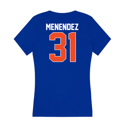 Florida - NCAA Baseball : Frank Menendez - Women's V-Neck T-Shirt-1