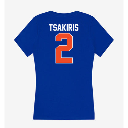 Florida - NCAA Women's Soccer : Kai Tsakiris - Women's V-Neck T-Shirt-1