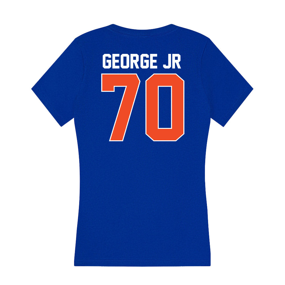 Florida - NCAA Football : Damieon George Jr - Women's V-Neck T-Shirt-1