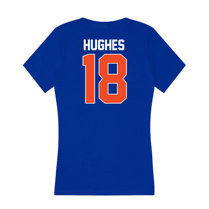 Florida - NCAA Women's Lacrosse : Samantha Hughes - Women's V-Neck T-Shirt-1