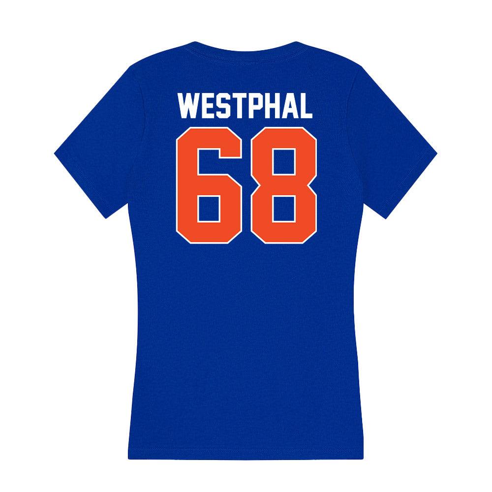 Florida - NCAA Football : Fletcher Westphal - Women's V-Neck T-Shirt-1