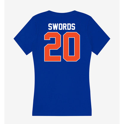 Florida - NCAA Women's Lacrosse : Jameson Swords - Women's V-Neck T-Shirt-1