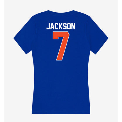 Florida - NCAA Football : Ty Jackson - Women's V-Neck T-Shirt-1