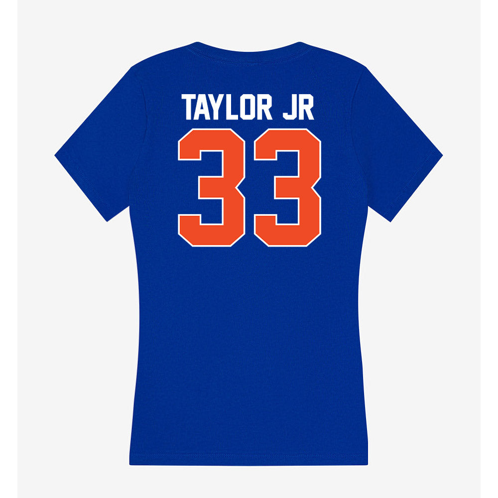 Florida - NCAA Football : Brien Taylor Jr - Women's V-Neck T-Shirt-1