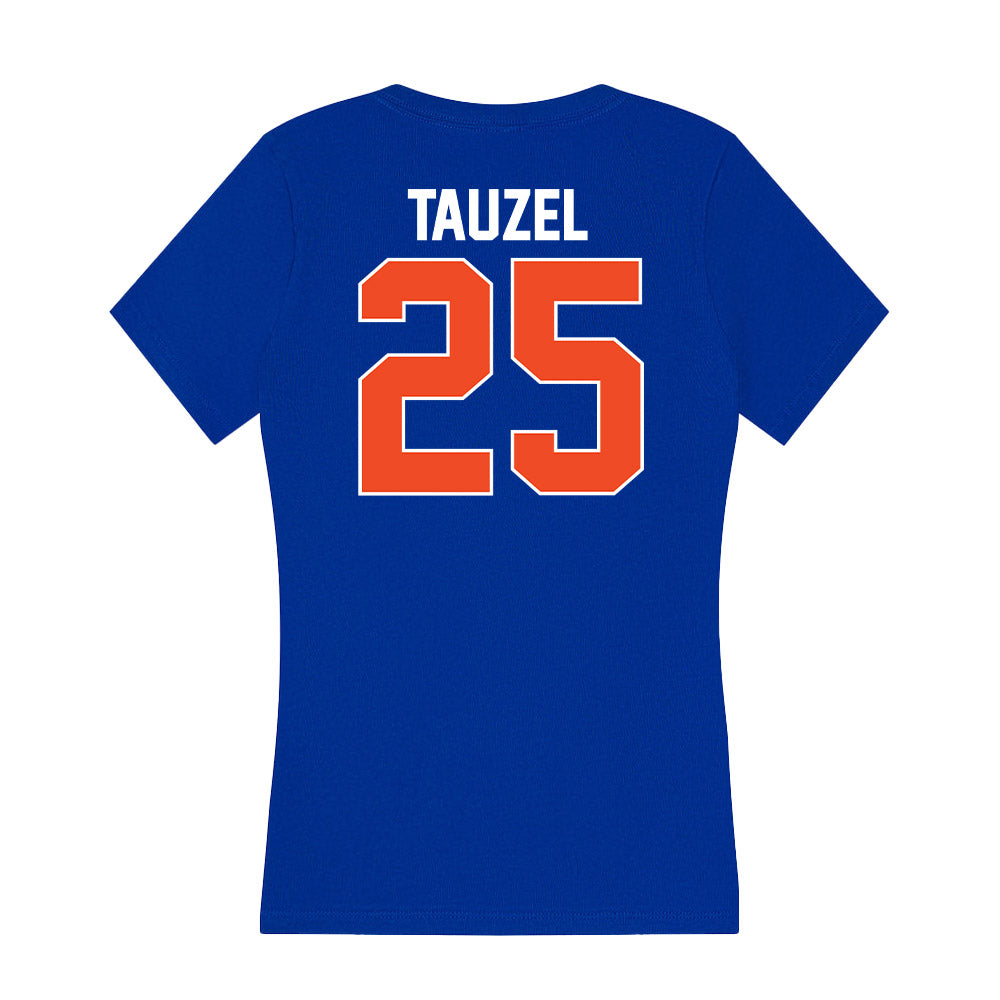 Florida - NCAA Women's Soccer : Delaney Tauzel - Women's V-Neck T-Shirt-1