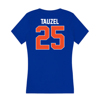 Florida - NCAA Women's Soccer : Delaney Tauzel - Women's V-Neck T-Shirt-1