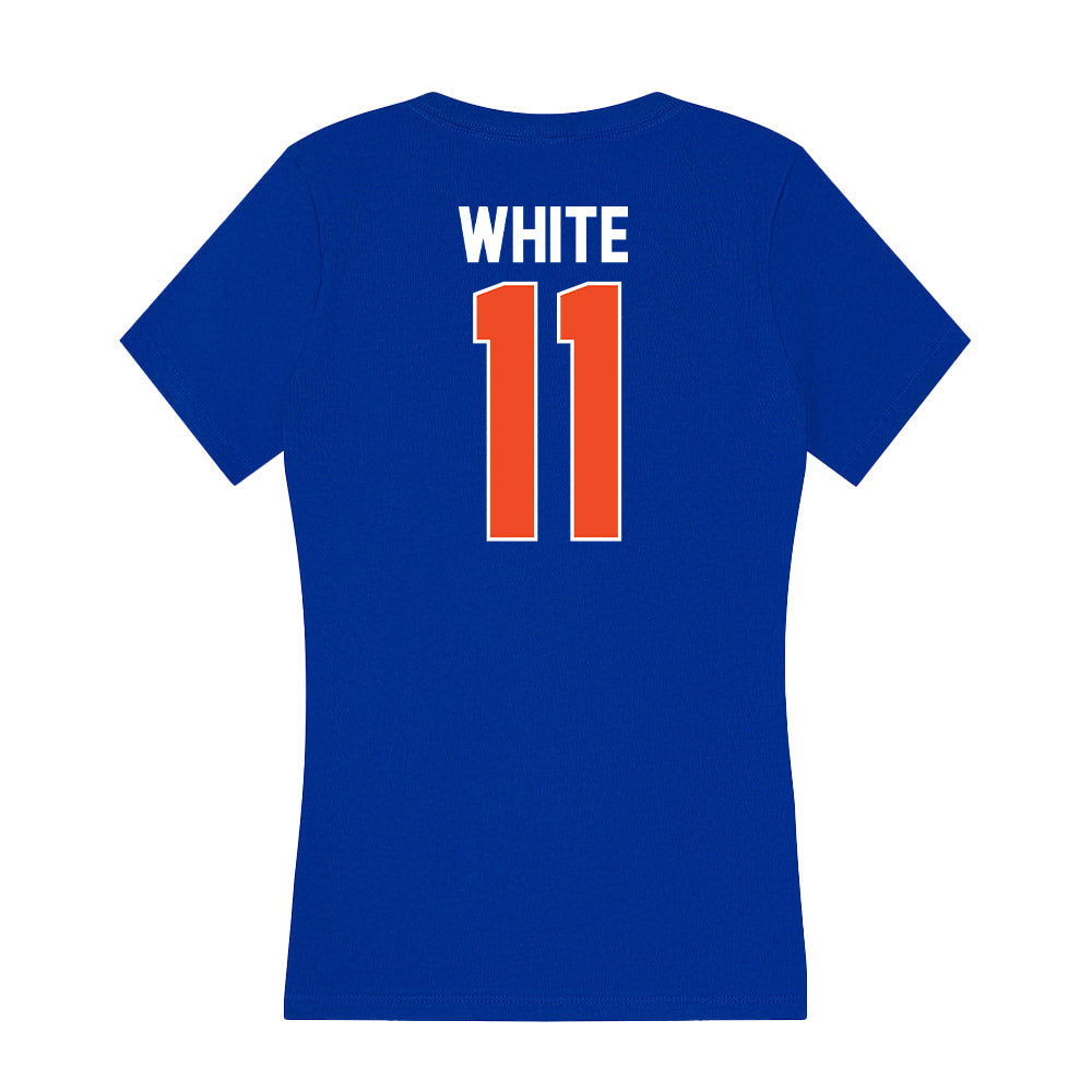 Florida - NCAA Women's Soccer : Sophie White - Women's V-Neck T-Shirt-1