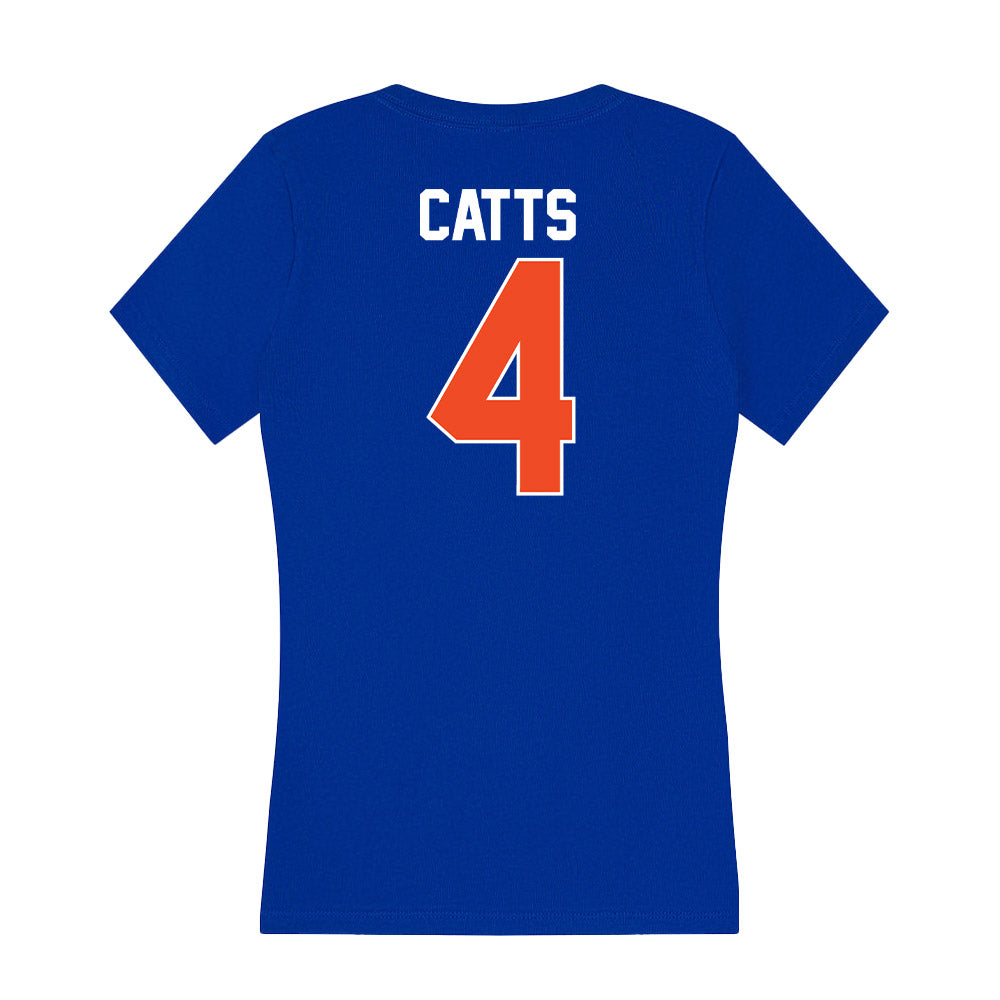 Florida - NCAA Women's Lacrosse : Brie Catts - Women's V-Neck T-Shirt-1