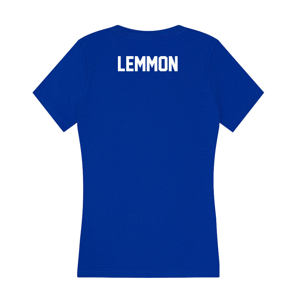 Florida - NCAA Men's Track & Field : Jacob Lemmon - Women's V-Neck T-Shirt-1
