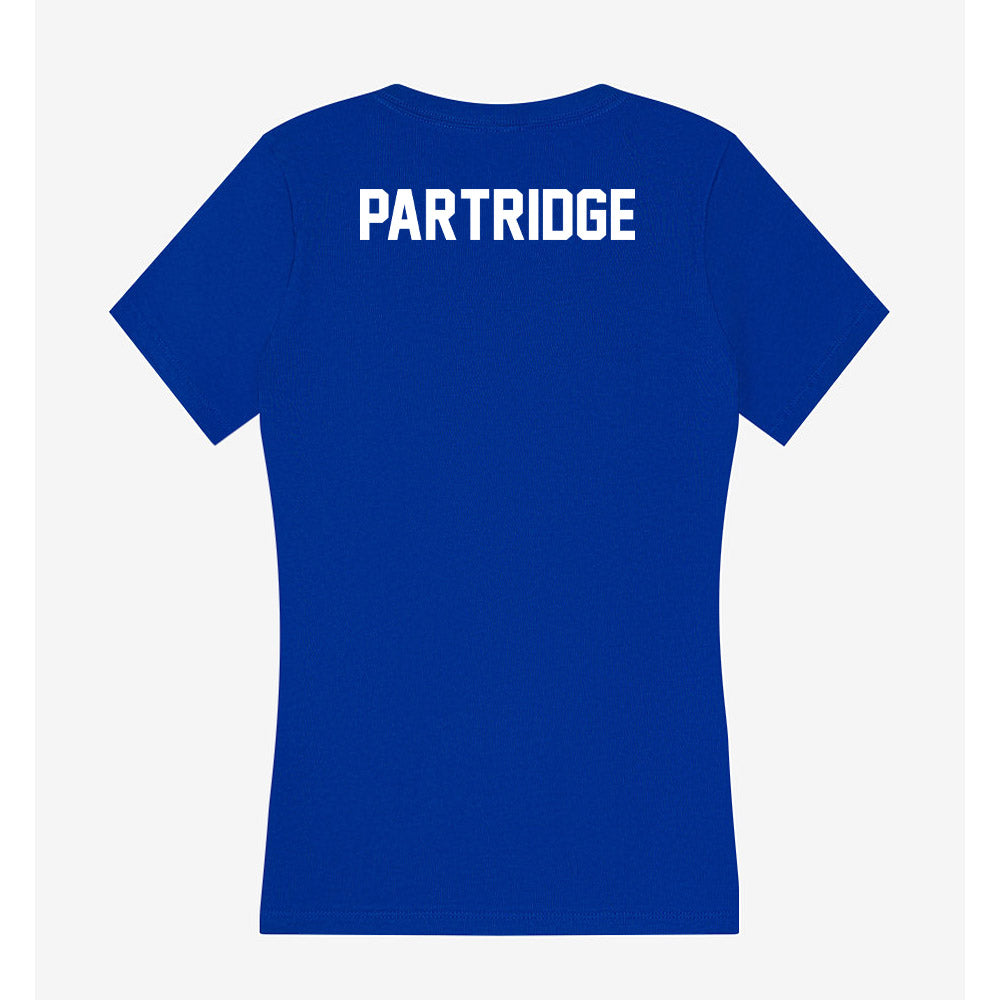 Florida - NCAA Baseball : Nic Partridge - Women's V-Neck T-Shirt-1