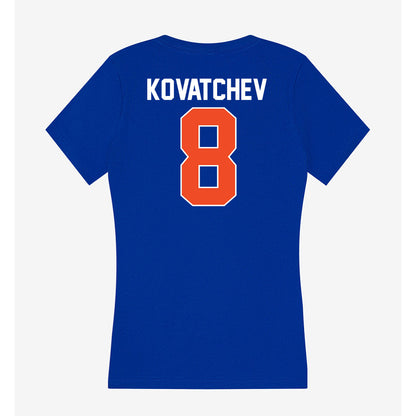 Florida - NCAA Men's Basketball : Alex Kovatchev - Women's V-Neck T-Shirt-1