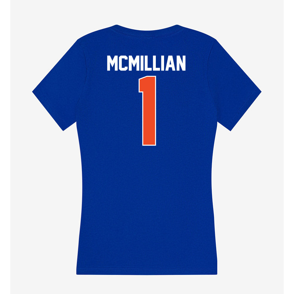 Florida - NCAA Women's Volleyball : DeAndrea McMillian - Women's V-Neck T-Shirt-1