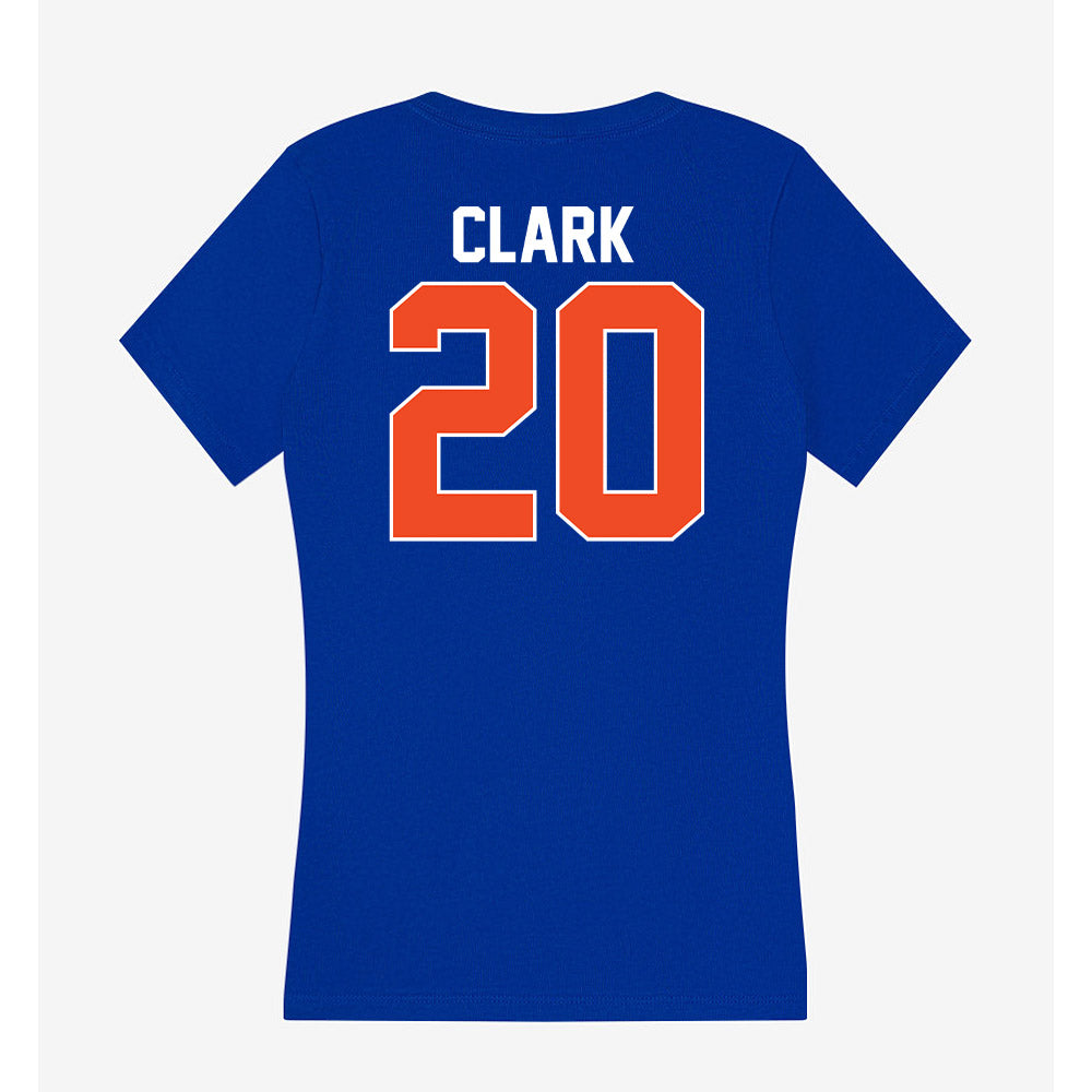Florida - NCAA Football : Waltez Duke Clark - Women's V-Neck T-Shirt-1