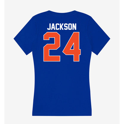 Florida - NCAA Football : Ja'Kobi Jackson - Women's V-Neck T-Shirt-1