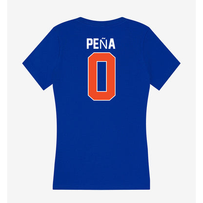 Florida - NCAA Women's Soccer : Paloma Peña - Women's V-Neck T-Shirt-1
