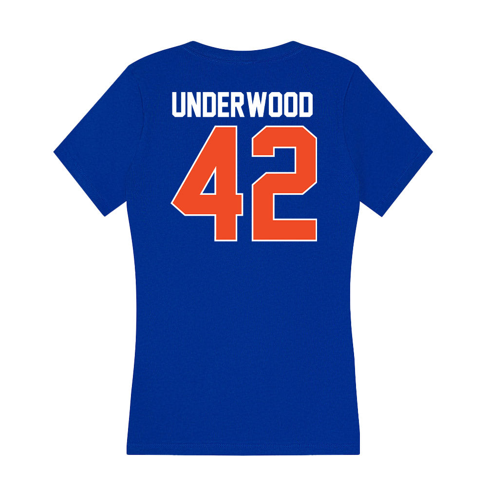 Florida - NCAA Football : Rocco Underwood - Women's V-Neck T-Shirt-1