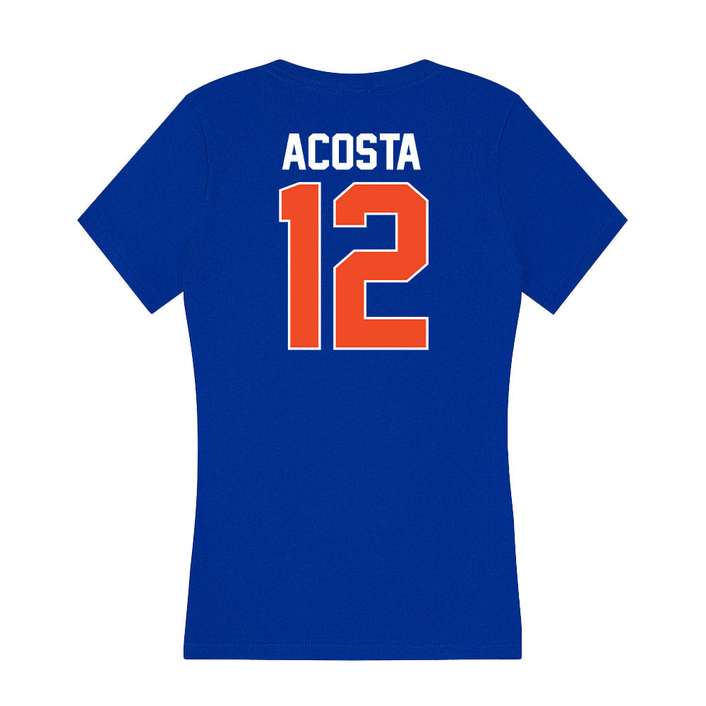 Florida - NCAA Women's Soccer : Ryleigh Acosta - Women's V-Neck T-Shirt-1