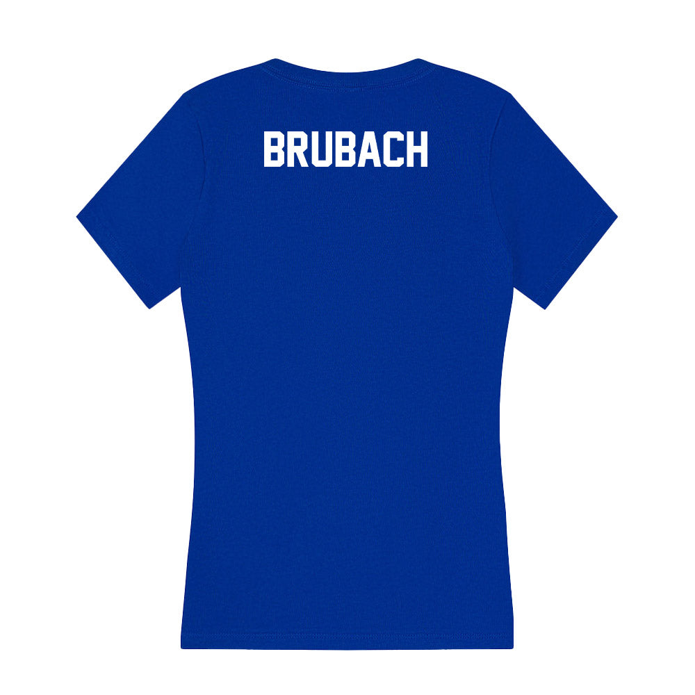 Florida - NCAA Women's Gymnastics : Lori Brubach - Women's V-Neck T-Shirt-1