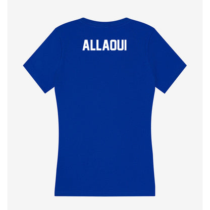 Florida - NCAA Men's Track & Field : Oussama Allaoui - Women's V-Neck T-Shirt-1