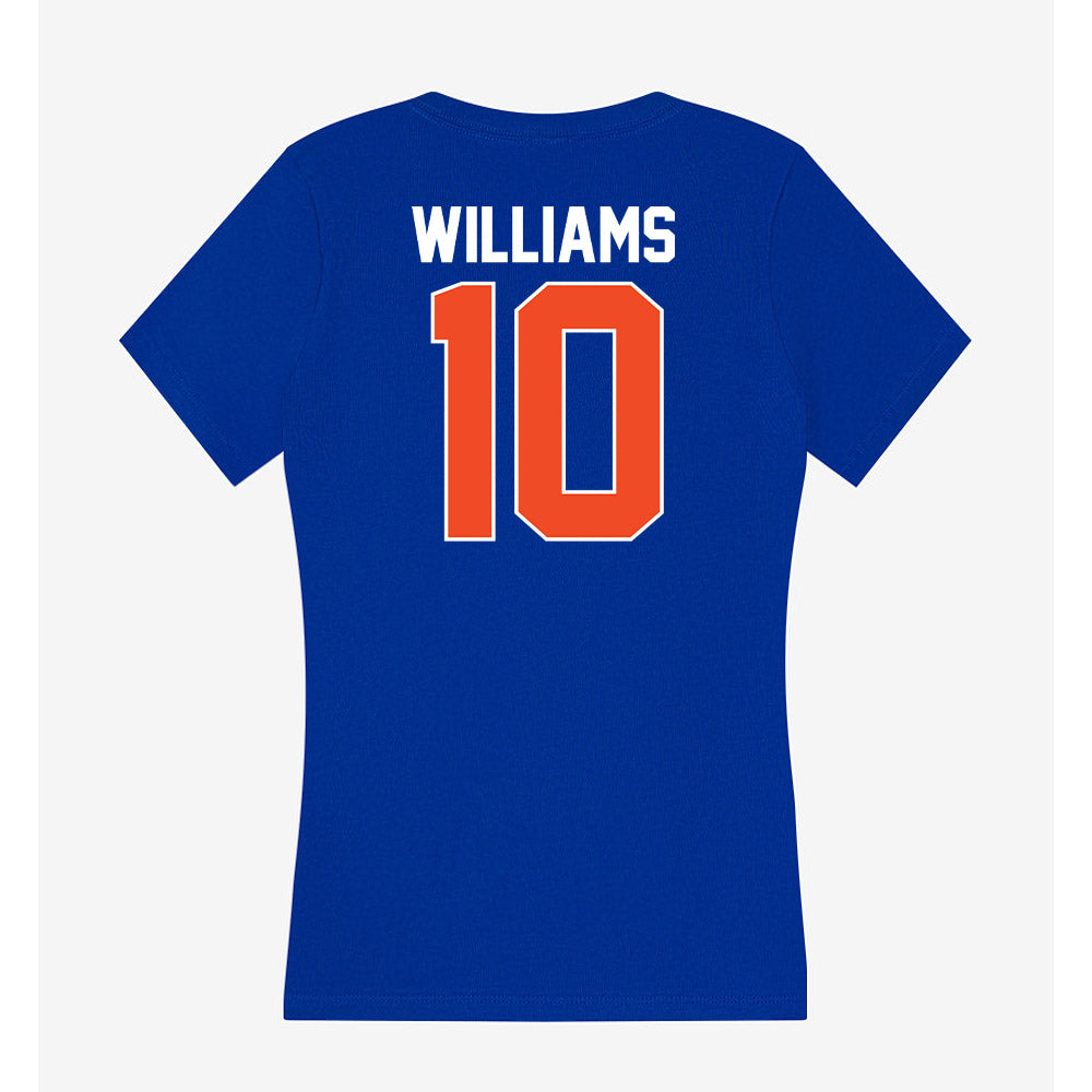 Florida - NCAA Football : Aaron Williams - Women's V-Neck T-Shirt-1