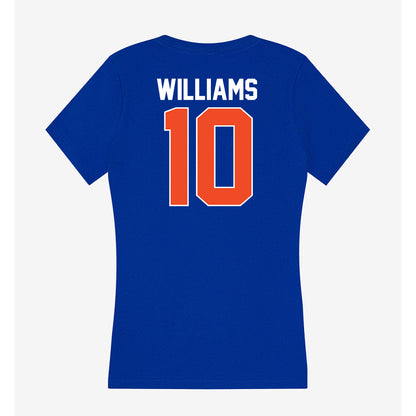 Florida - NCAA Football : Aaron Williams - Women's V-Neck T-Shirt-1
