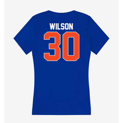 Florida - NCAA Women's Lacrosse : Carly Wilson - Women's V-Neck T-Shirt-1