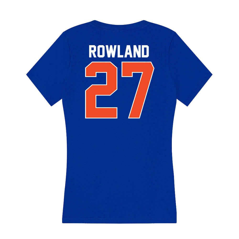 Florida - NCAA Baseball : Blaine Rowland - Women's V-Neck T-Shirt-1