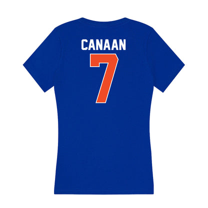 Florida - NCAA Women's Volleyball : Emily Canaan - Women's V-Neck T-Shirt-1