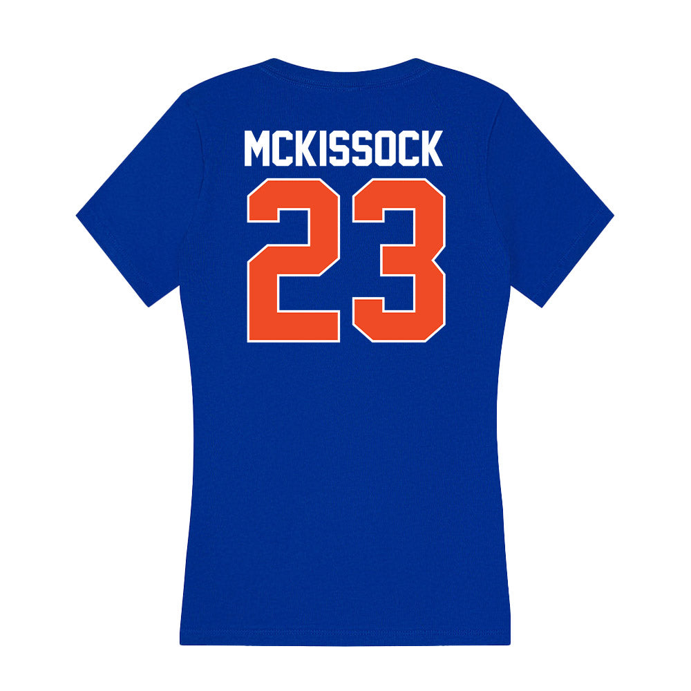 Florida - NCAA Women's Volleyball : Elli McKissock - Women's V-Neck T-Shirt-1