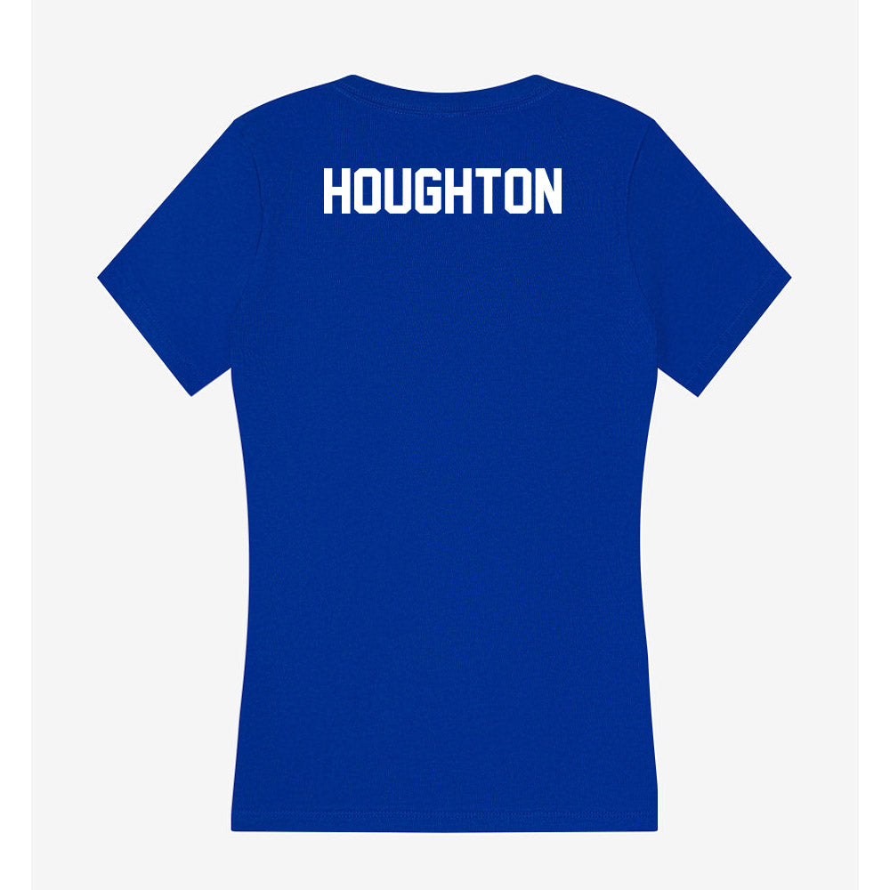 Florida - NCAA Women's Tennis : India Houghton - Women's V-Neck T-Shirt-1