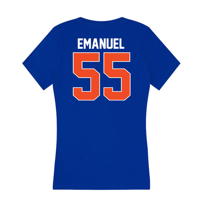 Florida - NCAA Football : Charles Emanuel - Women's V-Neck T-Shirt-1