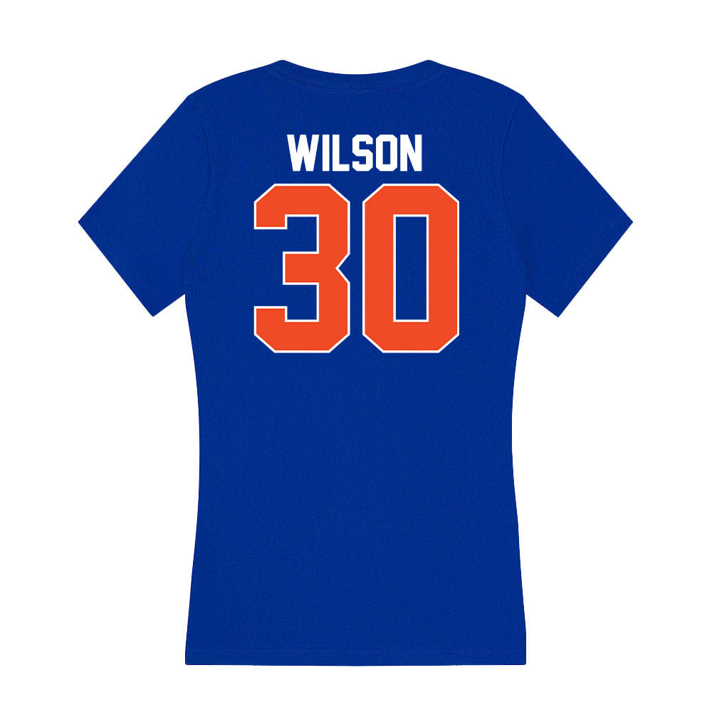 Florida - NCAA Baseball : Ashton Wilson - Women's V-Neck T-Shirt-1