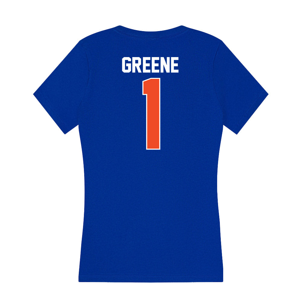 Florida - NCAA Women's Lacrosse : Gabby Greene - Women's V-Neck T-Shirt-1