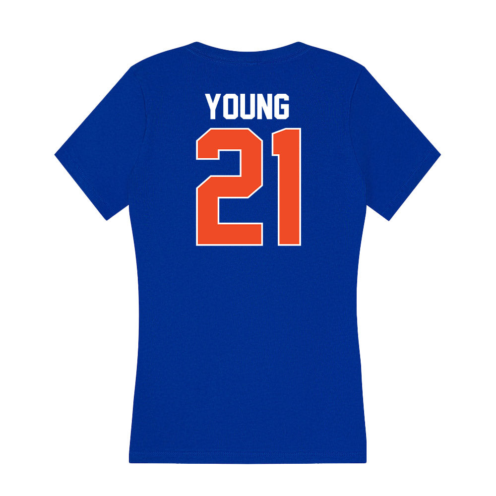 Florida - NCAA Women's Soccer : Madison Young - Women's V-Neck T-Shirt-1